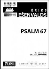 Psalm 67 SSAATTBB choral sheet music cover